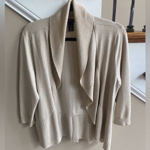 White House Black Market gold sweater!